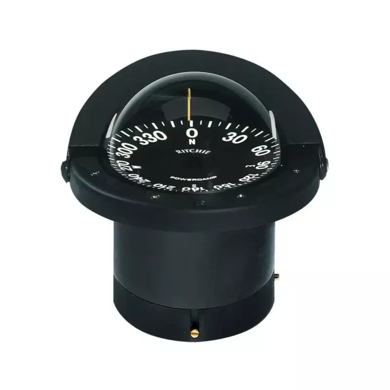 FN-201 Ritchie Navi Compass Flush Mnt 4.5’Dial Black