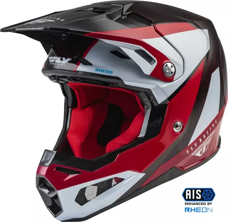 Formula Carbon Prime Helmet Red/White/Red Carbon Sm