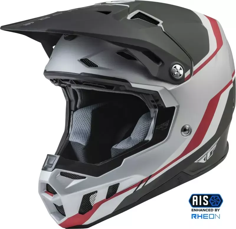 Formula Cc Driver Helmet Matte Silver/Red/White 2x