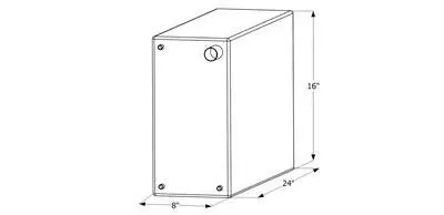 Fresh Water Tank WT2466 - 12 Gal