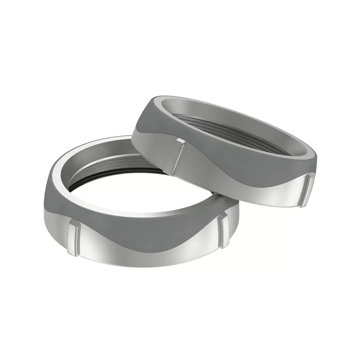 Furrion 30A Replacement Ring, Plastic, Titanium #F30RNG-SS