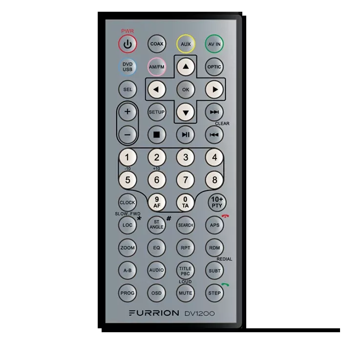 Furrion Replacement Remote Control For Dv1200 Entertainment System #DV1200-RC
