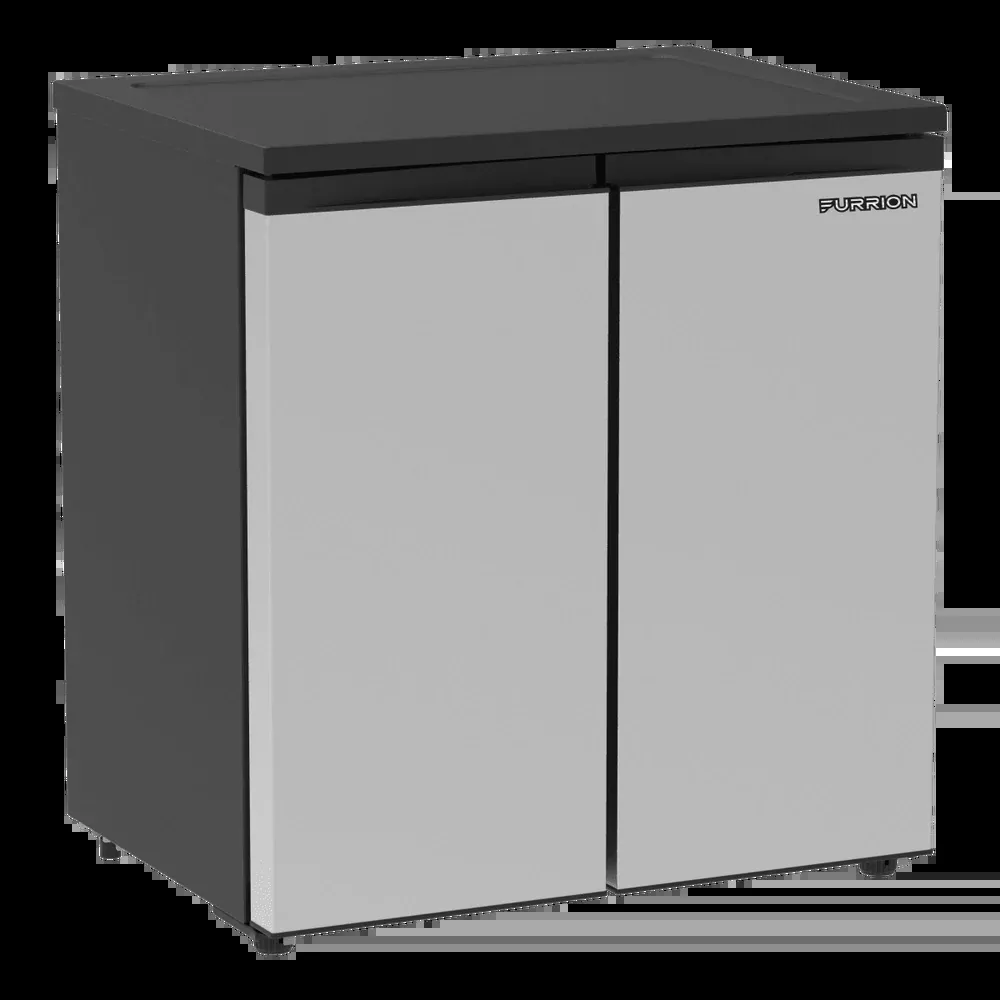 Furrion - Side-by-Side RV Refrigerator with Freezer - 5.6 cu. ft. 110V Stainless Steel - FCR06ACGSA-SS