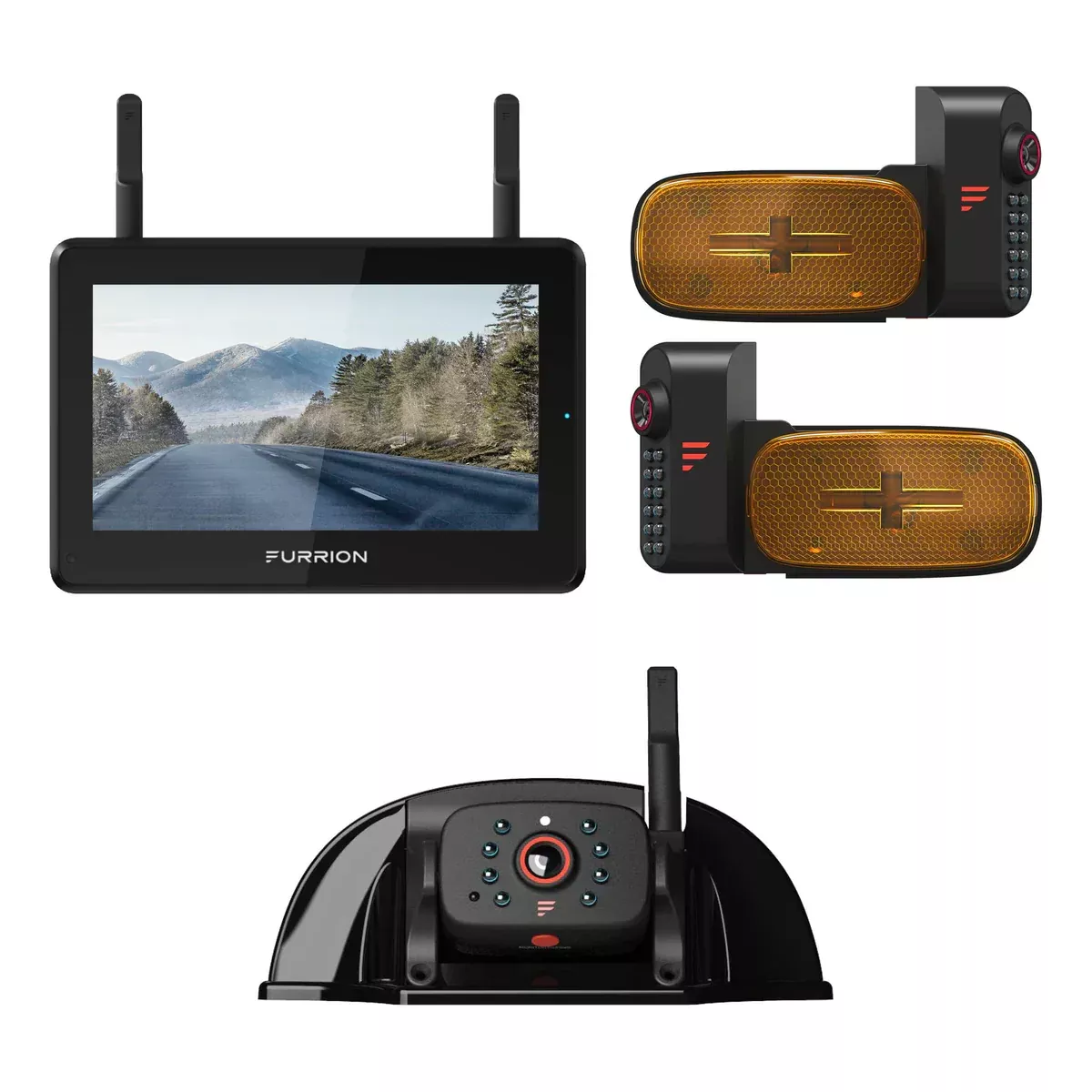 Furrion | Vision S+ Digital Wireless Backup Camera | FOS7HTAEN| 2021124369 | 7 Inch Display w/ Side Marker Camera's