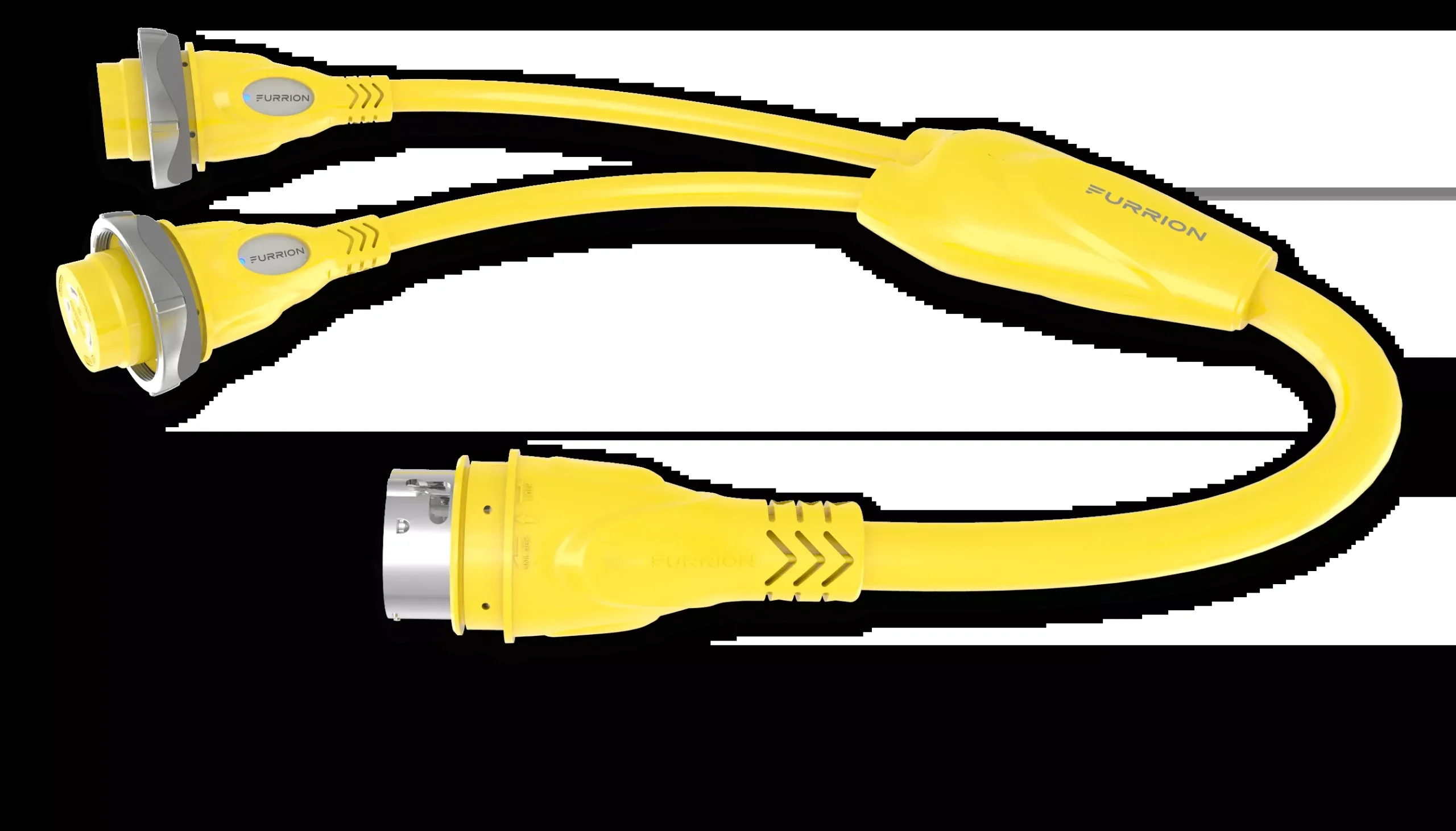 Furrion Y-Adapter - 2(30A) To 50A, 125/250V, Yellow #F3052Y-SY