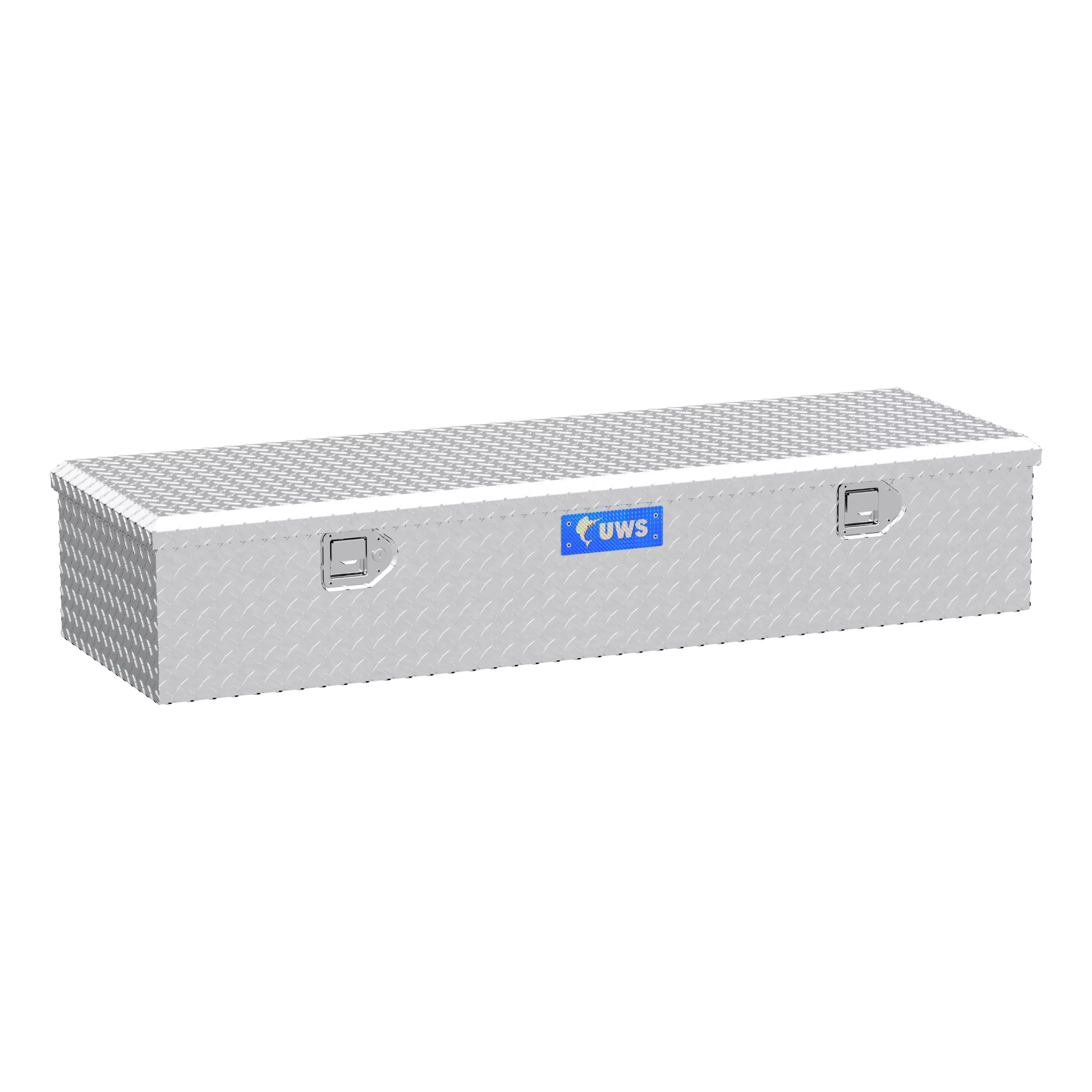FWB-58 - Bright Aluminum 58" 5th Wheel Truck Tool Box (LTL Shipping Only)