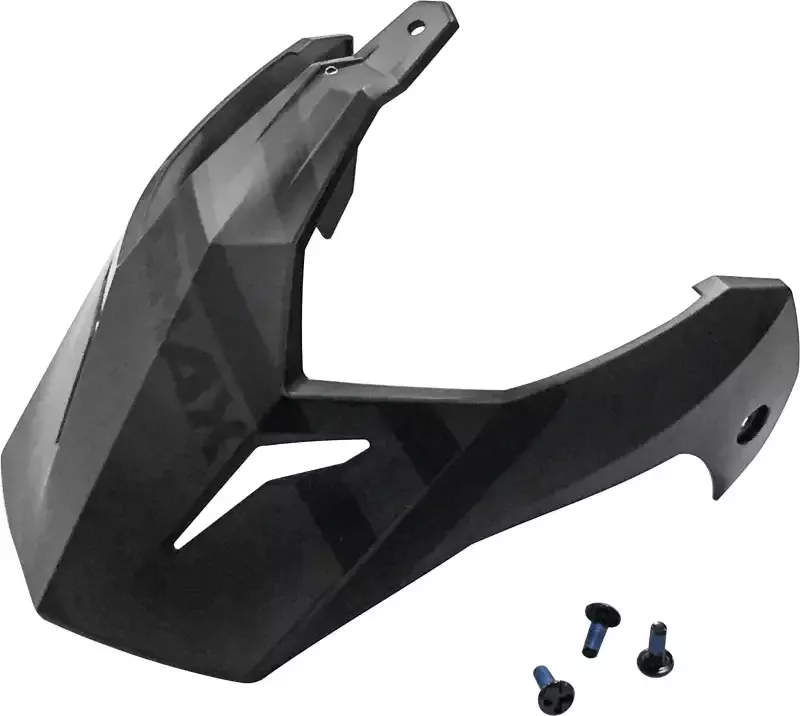 G011109 Visor W/Screws Trapper Matte Black/Grey Gm 11s
