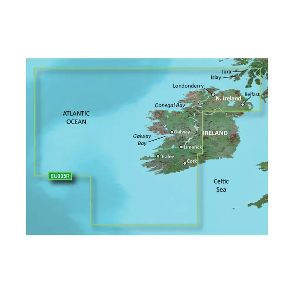 Garmin BlueChart g3 HD – HEU005R – Ireland, West Coast – microSD/SD 010-C0764-20
