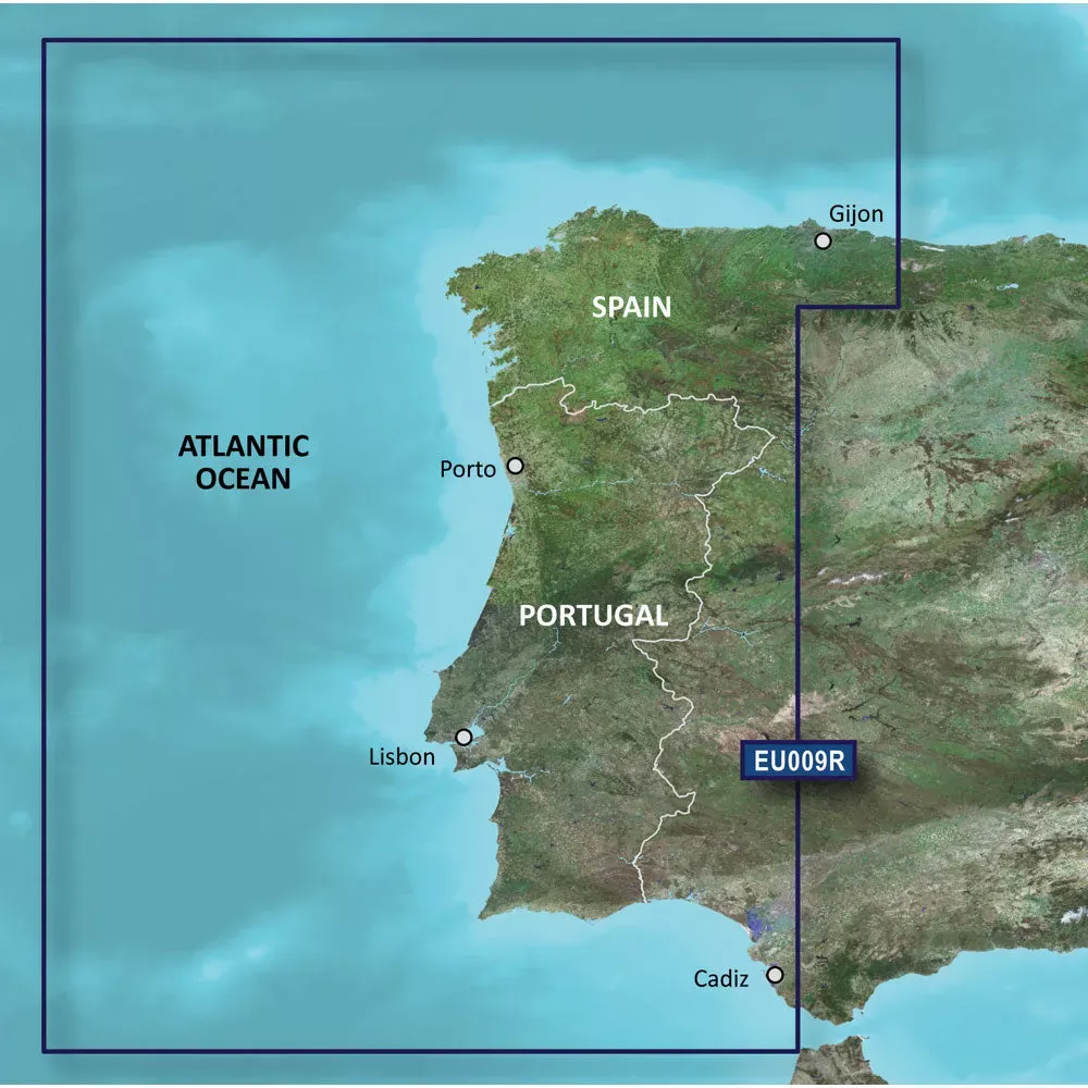 Garmin BlueChart g3 HD – HXEU009R – Portugal & Northwest Spain – microSD™/SD™