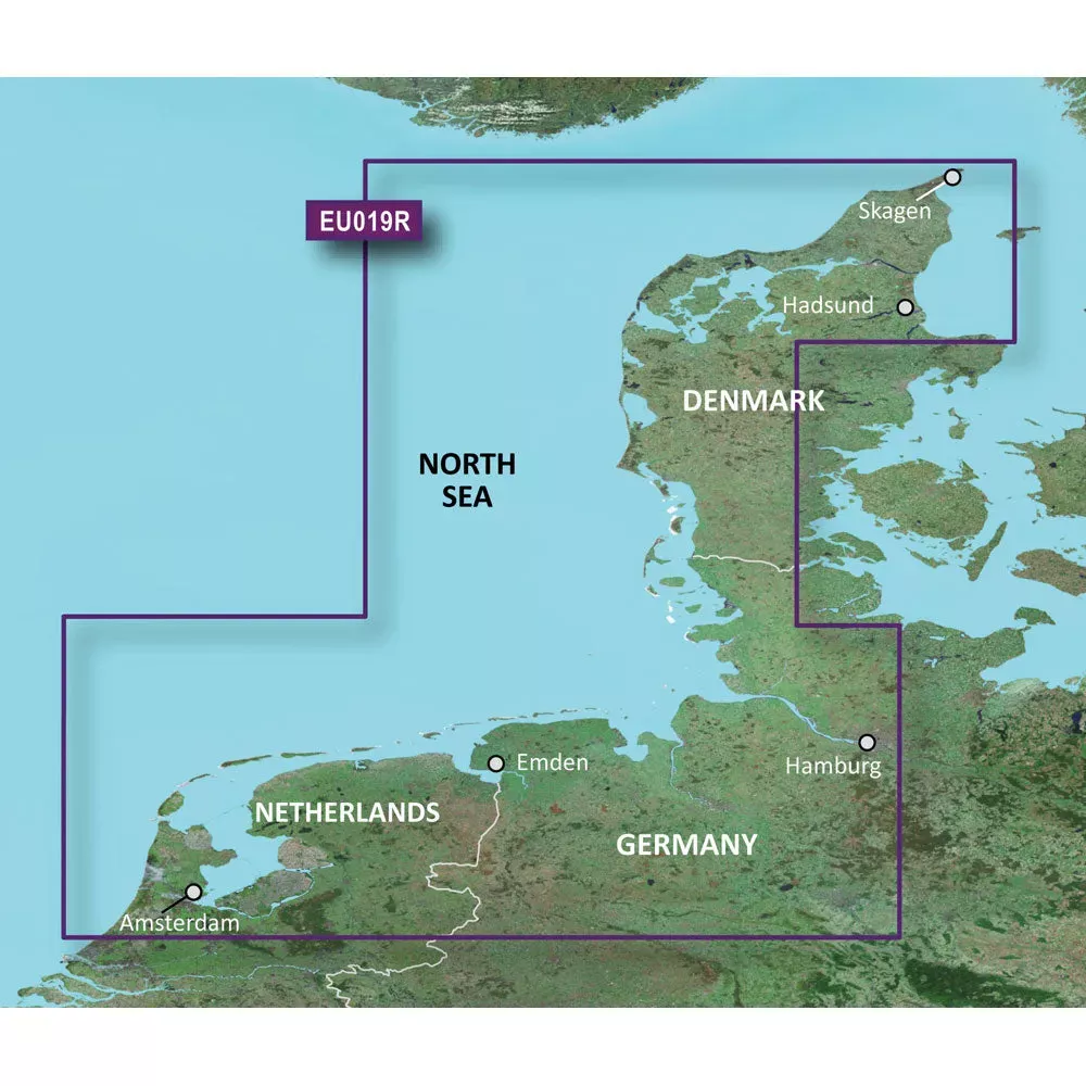 Garmin BlueChart g3 Vision HD – VEU019R – Alborg to Amsterdam – microSD™/SD™