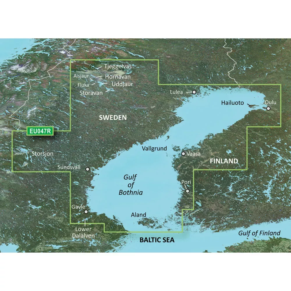 Garmin BlueChart g3 Vision HD – VEU047R – Gulf of Bothnia – Kalix to Grisslehamn – microSD/SD 010-C0783-00
