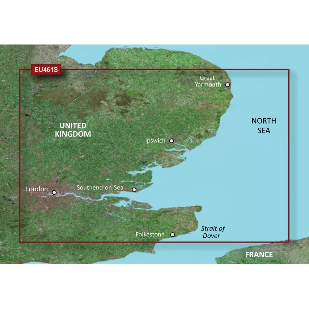 Garmin BlueChart g3 Vision HD – VEU461S – Thames Estuary – microSD/SD 010-C0805-00