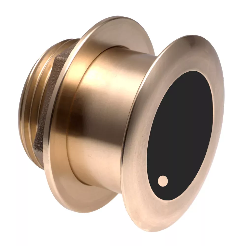 Garmin Bronze Thru-hull Wide Beam Transducer w/Depth & Temp – 20-Deg tilt, 8-pin – Airmar B175HW 010-12181-22
