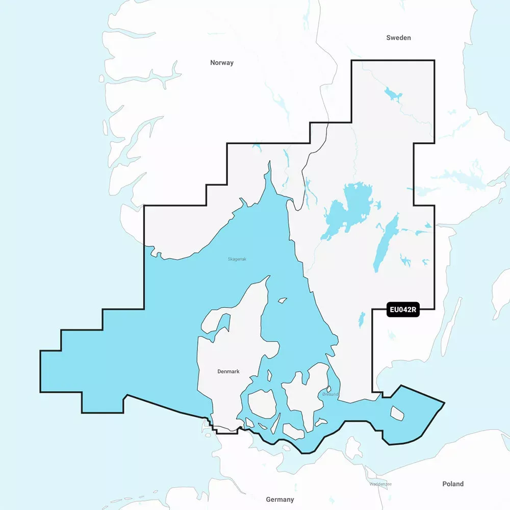 Garmin Navionics+ NSEU042R – Oslo to Trelleborg – Marine Chart 010-C1245-20