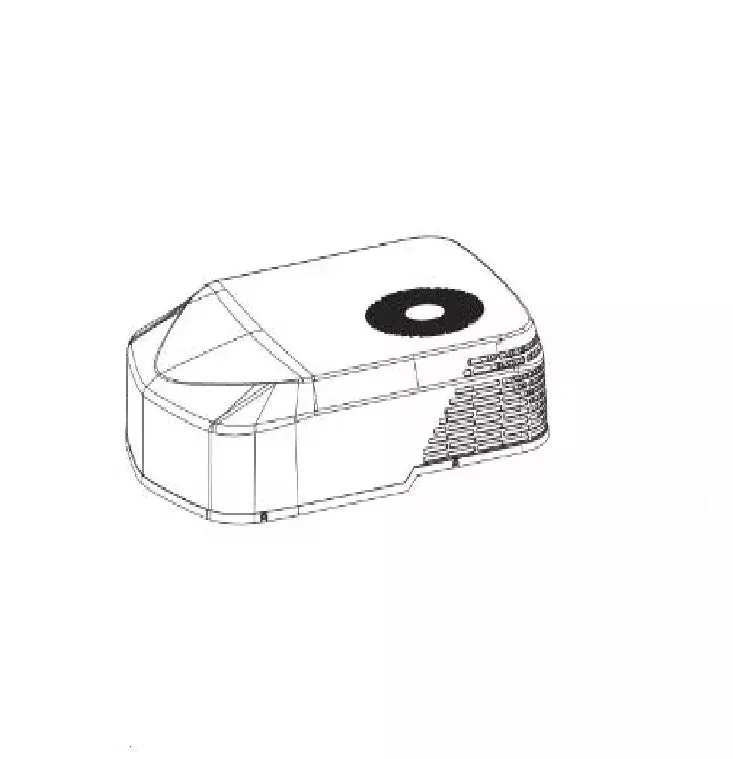 GE Appliances A/C Ceiling Assembly Shroud - White – WP76X33334