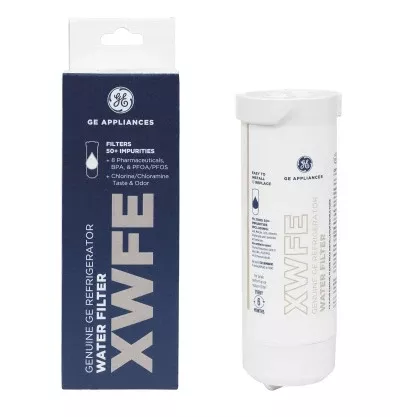 GE Appliances | Refrigerator Water Filter| XWFE | Fits GWE19JSLSS, GWE19JYLFS, GZS22DSJSS