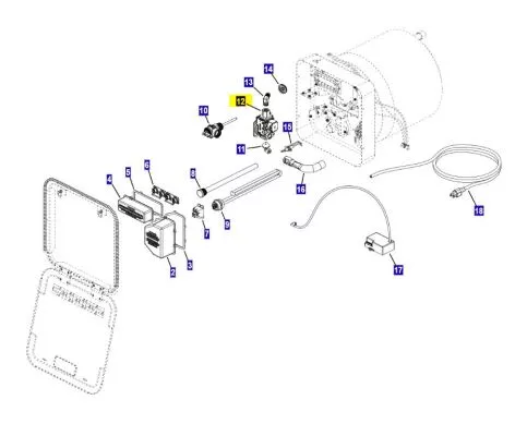GE Appliances | Water Heater Gas Valve| WS53X23768 | Fits PR06DSATBA