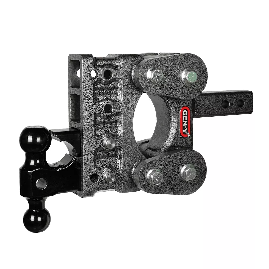 Gen-Y Hitch GH-1224 Dual-Ball Mount - 2 in Receiver, 5 in Drop