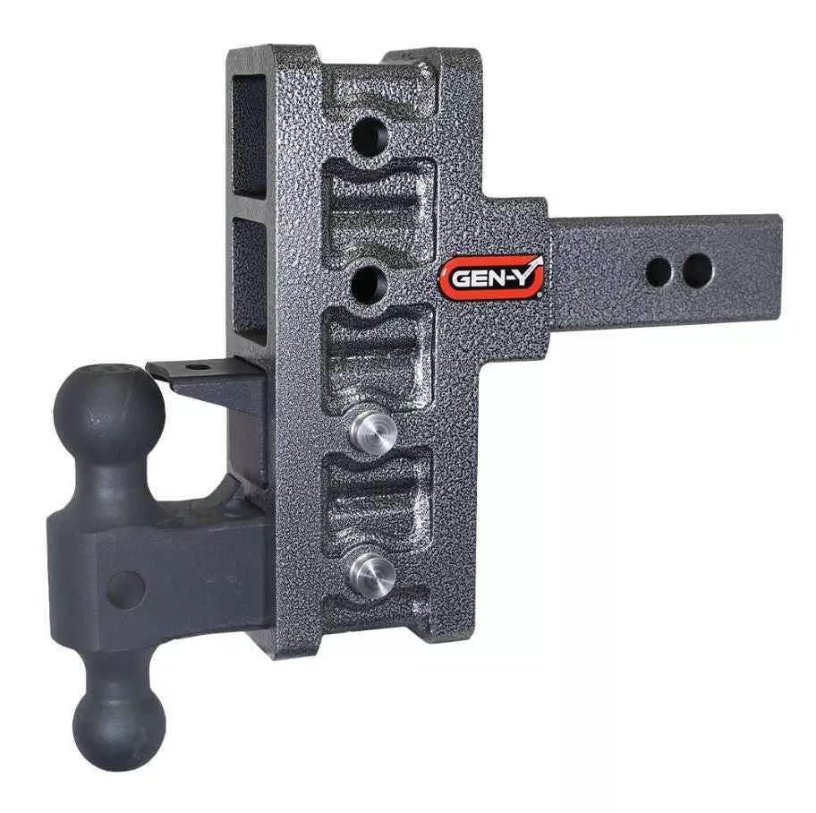 Gen-Y Hitch GH-1924 Dual-Ball Mount - 2-1/2 in Receiver, 6 in Drop
