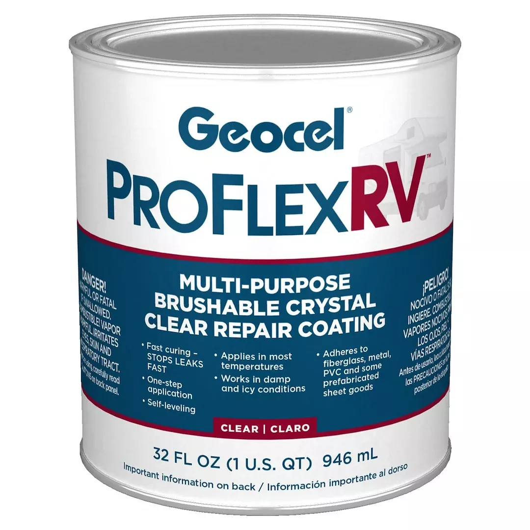 Geocel Clear Liquid RV Roof Sealant - 1 Quart – GC23800