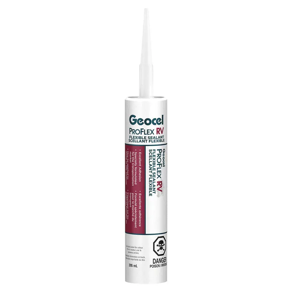 Geocel GC28850 Pro Flex RV Flexible Sealant – 10 oz., Canadian Clear