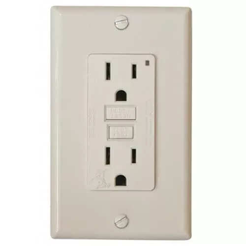 GFI RECEPTACLE W/LIGHT -