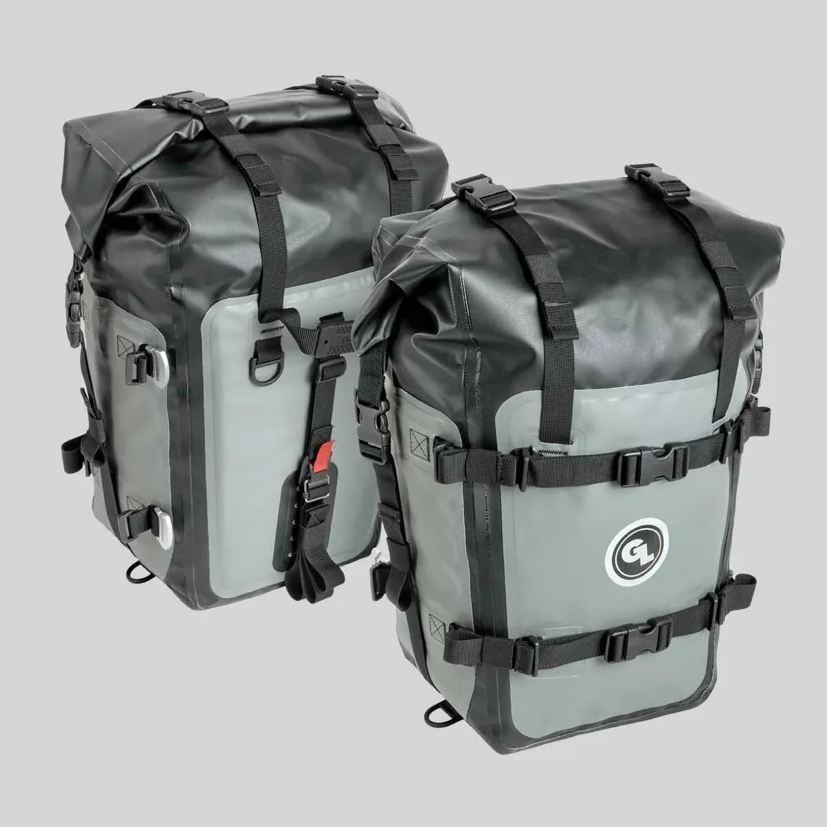 GIANT LOOP MOTOTREKK PANNIERS GREY PAIR - 269-0208