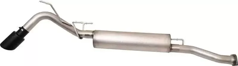Gibson 16-22 Toyota Tacoma 3.5L 2.5in Cat-Back Single Exhaust System Stainless – Black Elite
