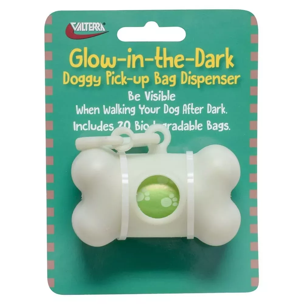 GLOW-N-DARK DOG BAG DISPENSER KIT