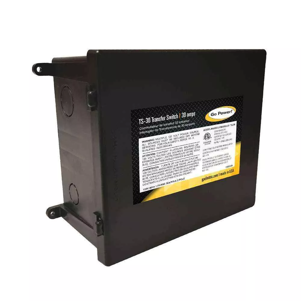 Go Power 64403 Automatic Transfer Switch - 30A, 120V