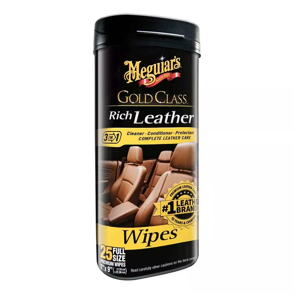 Gold Class Rich Leather Cleaner & Conditioner Wipes