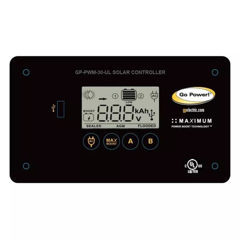 GP-PWM-25 25 Amp Pulse with Modulated Digital Solar Regulator