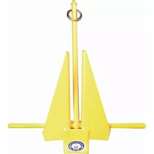 Greenfield 669-11-Y Slip-Ring Fluke Style Boat Anchor - 11 lb