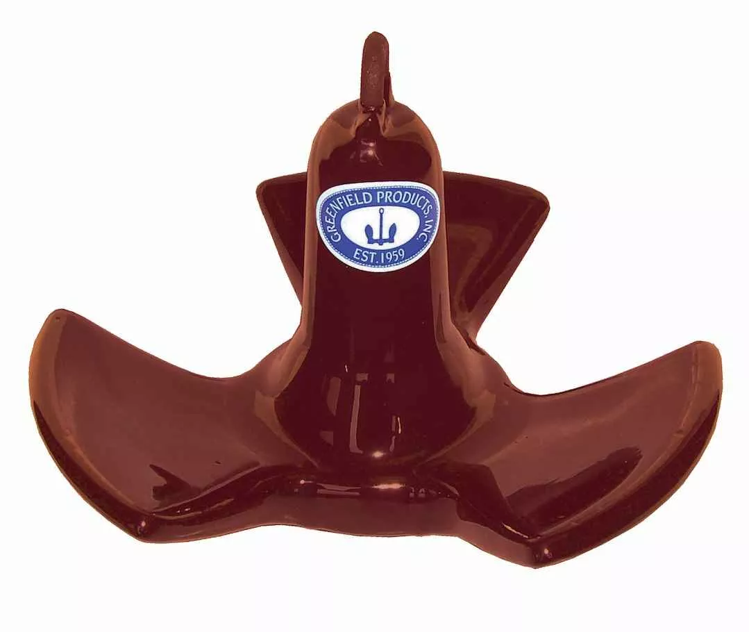 Greenfield River Tri-Fluke Boat Anchor - 20 lb – 520-RD