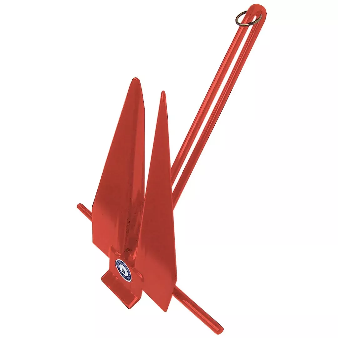 Greenfield Slip-Ring Fluke Style Boat Anchor - 6 lb – 669-6-RD