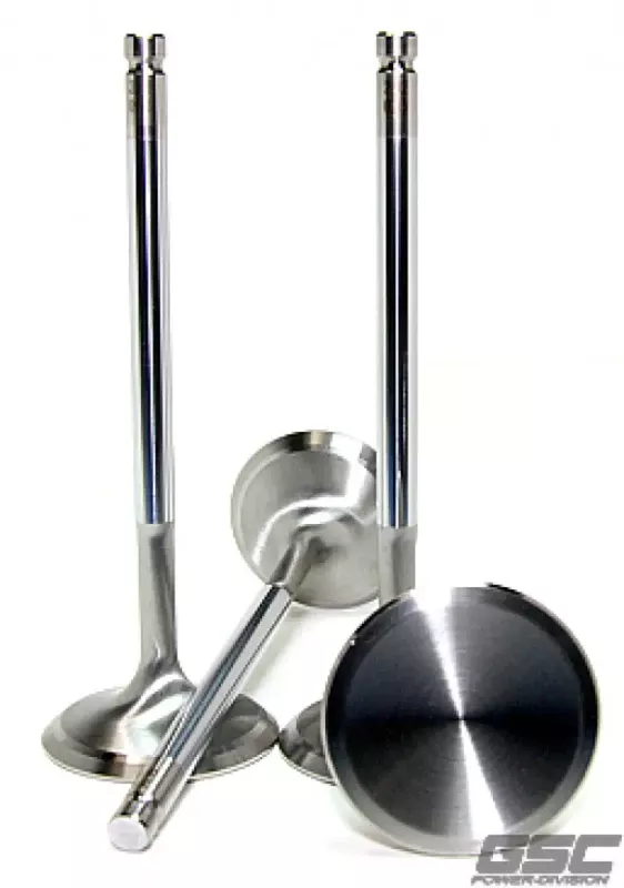 GSC P-D Audi V10 5.2L 33.8mm Head STD 104.4mm Long Chrome Polished Intake Valve – Set of 10