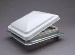 Heng's 14 x 14 in Manual Roof Vent with Fan – 71112A-C