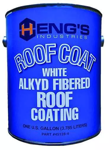 Heng's 45128-4 Roof Coating - 1 Gallon, White