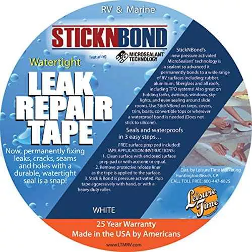 Heng's 60021 White Roof Repair Tape - 4 in x 60 in