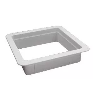 Hengs | RV Roof Vent Trim Ring/Garnish | 90094 | 90094B | 4" Vertical Leg | White