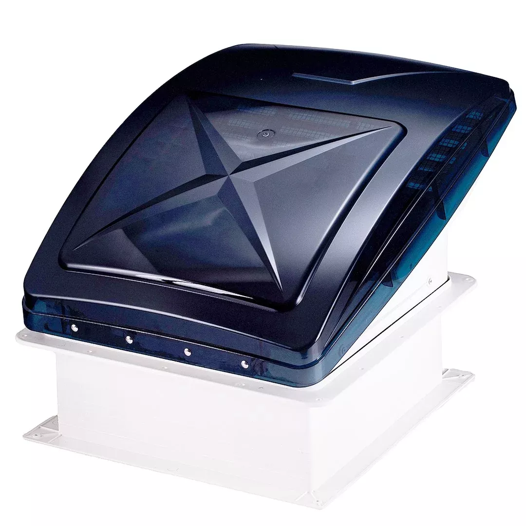 Hengs | Zephyr Ultra Roof Vent With Remote and Rain Sensor | SV4115-G4 | Smoke Lid | Electric Lift | 5 Speed Fan