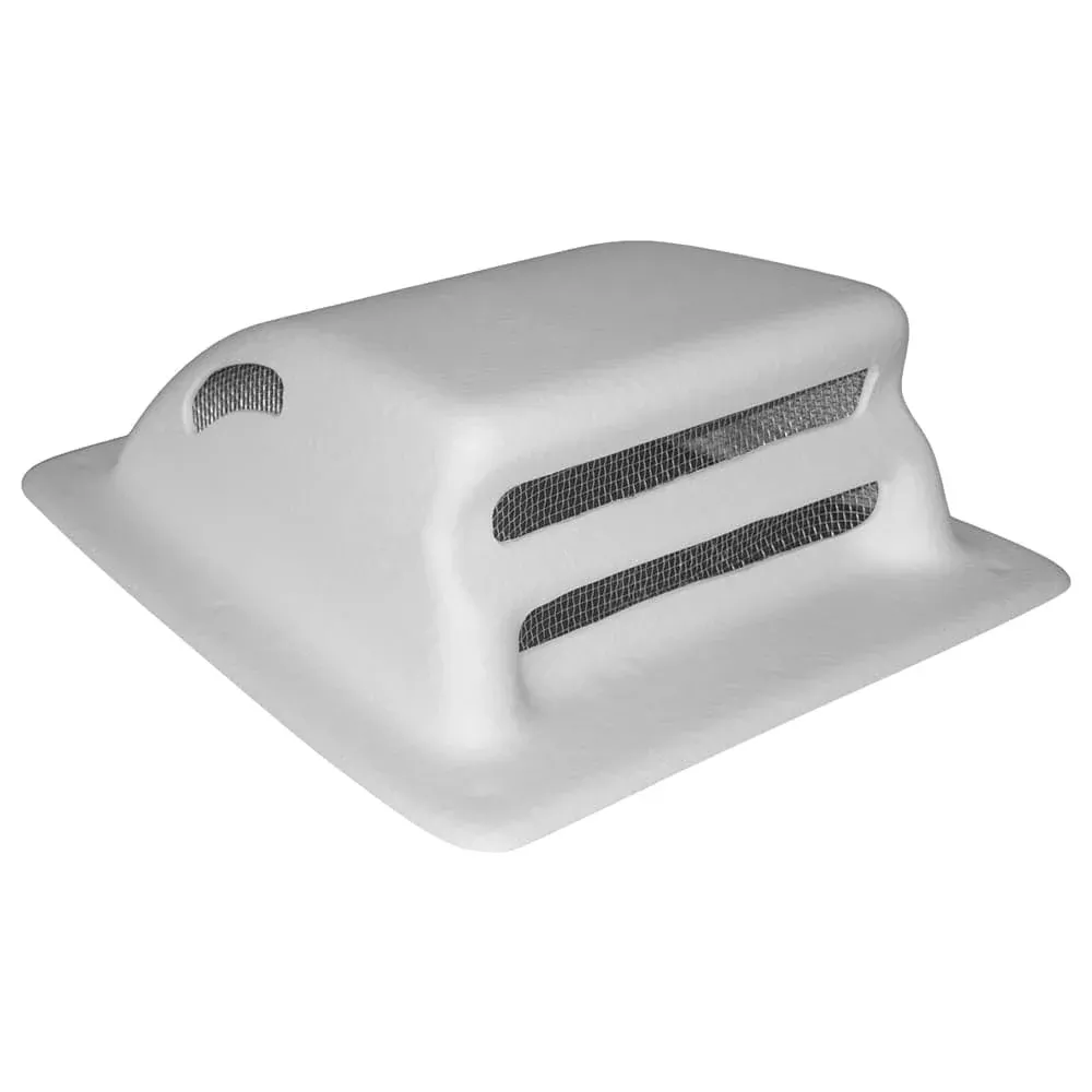 Holding Tank Vent Pipe Cover Plumbing Stack Shroud - Polar White