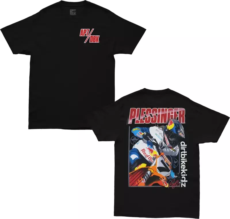 Holeshot Tee Black 6oz Cotton Comfort Everyday Tee