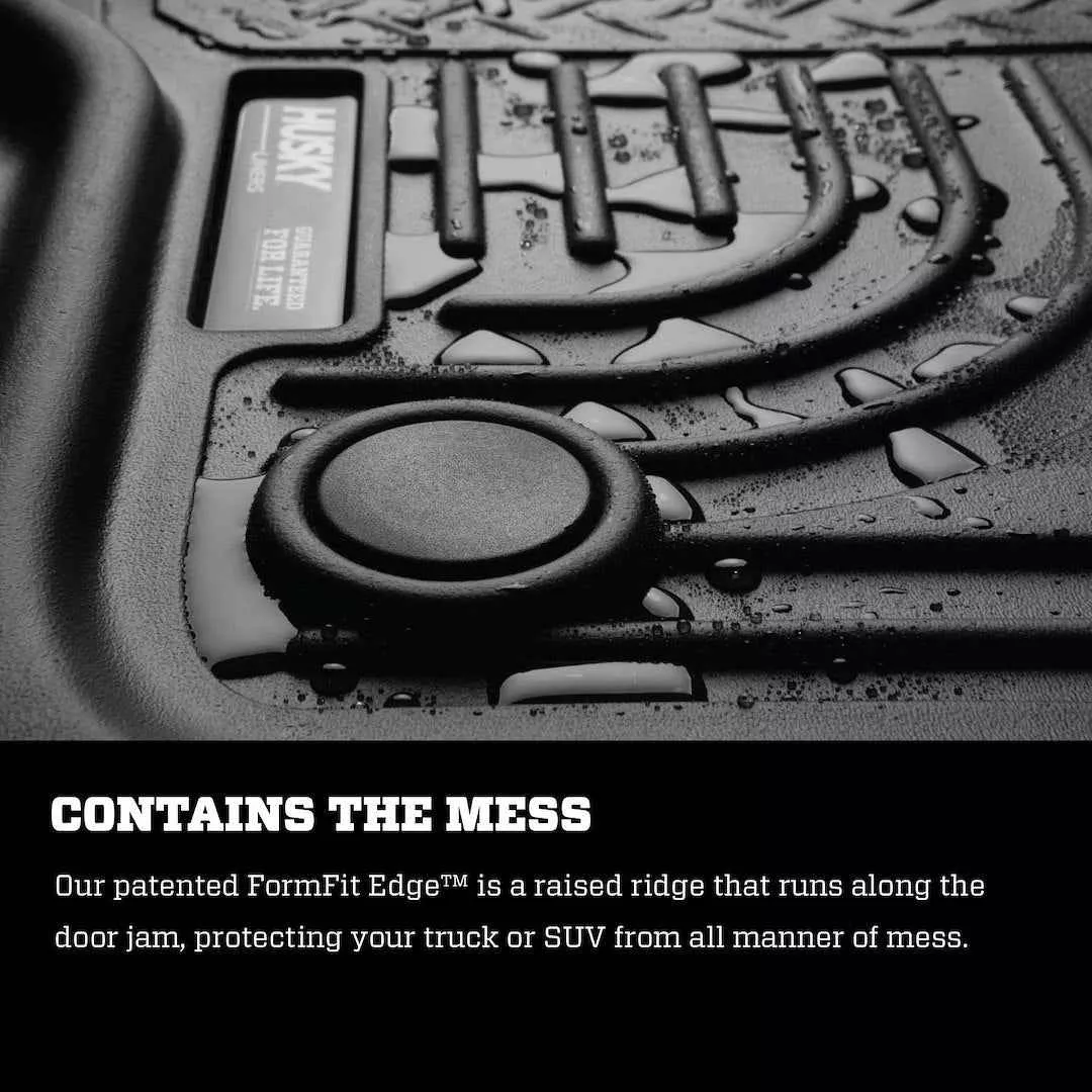 Husky Liners 19701 Molded Floor Liners - 1 Piece, Black