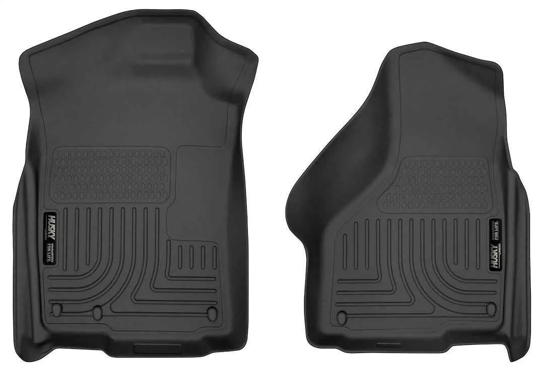 Husky Liners Molded Floor Liners - 2 Piece, Black – 18031