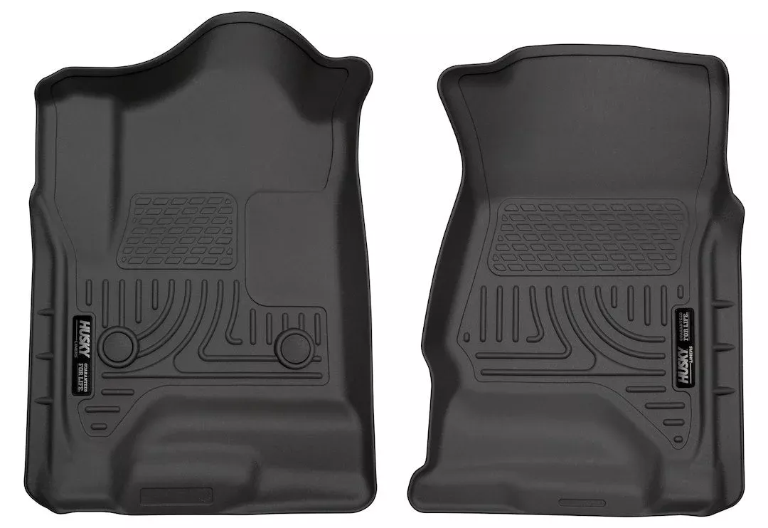 Husky Liners Molded Floor Liners - 2 Piece, Black – 18231