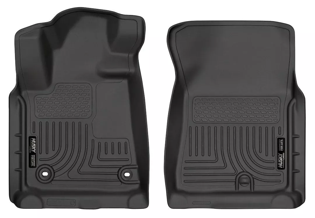 Husky Liners Molded Floor Liners - 2 Piece, Black – 18561
