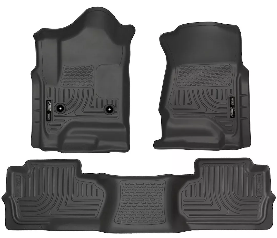 Husky Liners Molded Floor Liners - 3 Piece, Black – 98241