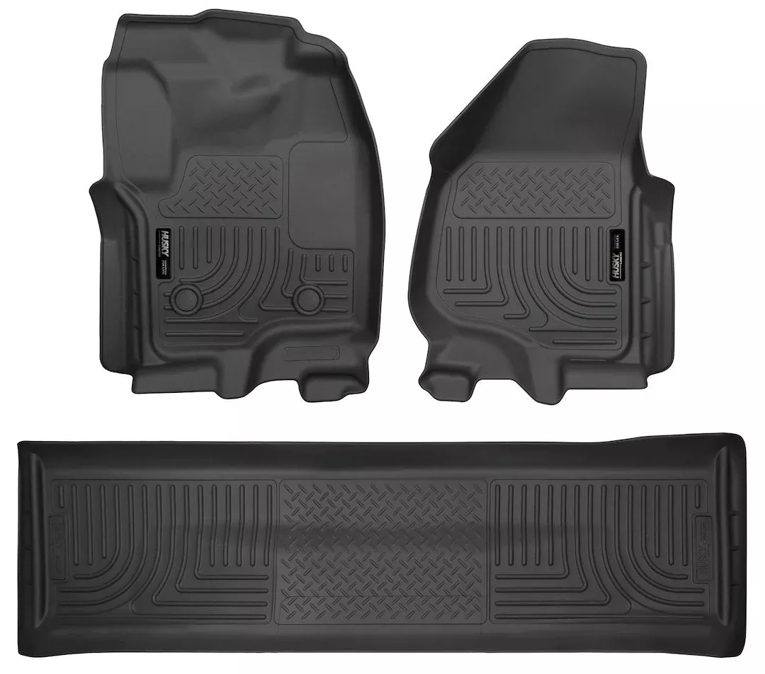 Husky Liners Molded Floor Liners - 3 Piece, Black – 99711