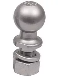 HUSKY TOWING 2516 Ball 6K Gross Tow Cap 1 Shank Dia 218 Shank Length Chrome Steel 34919